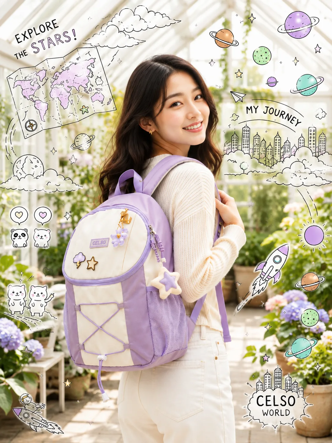 Unpacking all the good vibes! ✨ Meet the ultimate everyday adventure companion from CELSO 🎒 Soft pastel tones, ultra-lightweight, and cute enough to match every mood. Which color is your favorite? 🍏🩵💜🤎 📌 Features we love: 🪶 Ultra-lightweight & water-resistant crinkle nylon 🔑 Quick-access bungee cord & spacious interior 🔄 Versatile single-strap sling #CelsoBag #EverydayCompanion #CuteBackpack #OOTD #PastelVibes #TravelEssentials