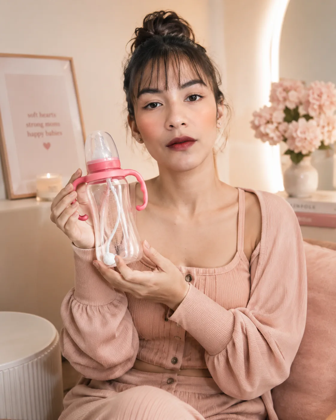 Mommy-approved feeding bottle 💖 Safe, BPA-free, and perfect for your little one’s everyday feeding! 👶🍼 Soft silicone nipple for natural latch + easy grip handles for tiny hands. Available in 120ml, 240ml & 300ml—perfect from newborn to growing baby! ✨ #BabyEssentials #MommyMustHave #SafeFeeding #NewbornCare