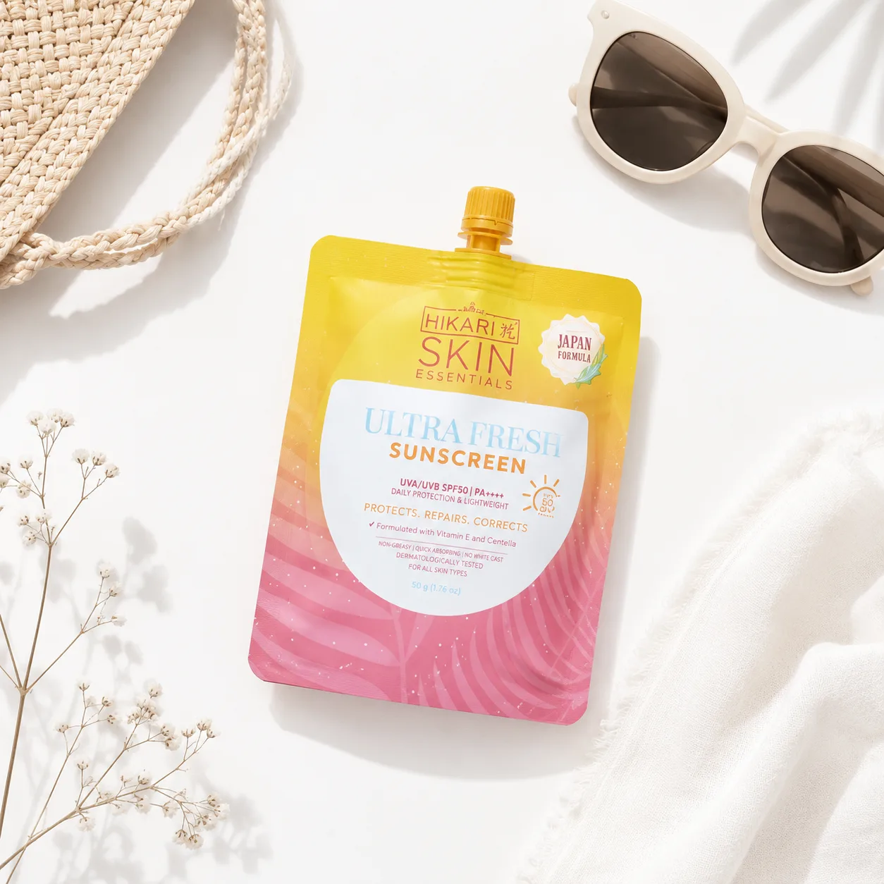 ✨ Sunscreen but make it cute! 🌸☀️ HIKARI Ultra Fresh Sunscreen 💕 Lightweight, non-greasy & perfect for everyday use! Your skin’s daily dose of sun protection. 🧴✨ #HikariSkinEssentials #HikariSunscreen #SunscreenPH #SkincarePH #DailySunscreen #InspotapFinds #BeautyFinds