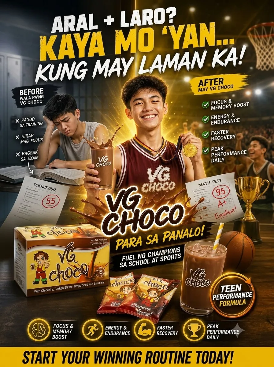 Savor a rich and delicious chocolate drink made from the finest cocoa powder, packed with wholesome goodness. Enhanced with Chlorella Growth Factor (CGF), Ginkgo Biloba, Grape Seed, and Spirulina, VG Choco delivers a delightful treat that supports your daily wellness.